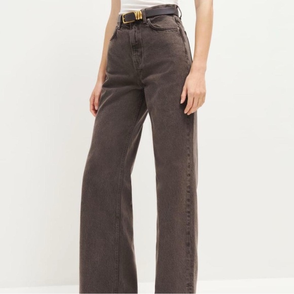 Brown Reformation Jeans - Picture 1 of 4